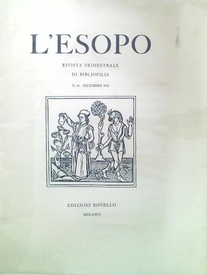 L' Esopo N. 56/Dicembre 1992 - copertina