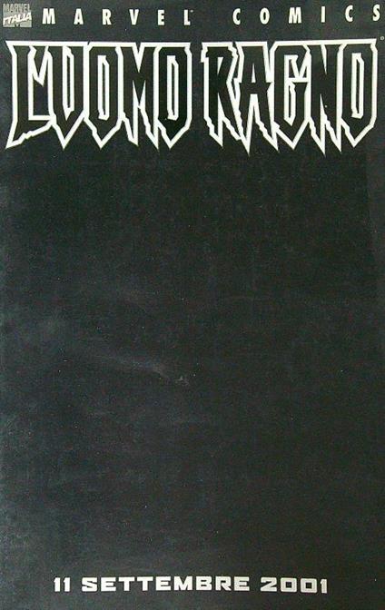 L' uomo ragno: 11 settembre 2001 - copertina