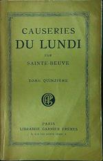 Causeries du lundi tome quinzieme
