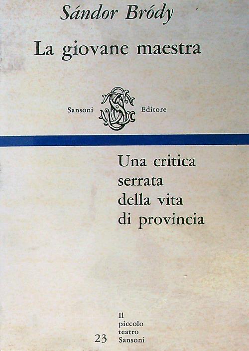 La giovane maestra