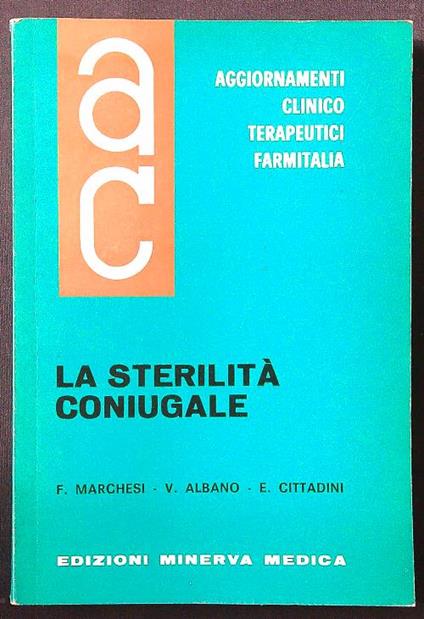 La sterilità coniugale - Marchesi - copertina
