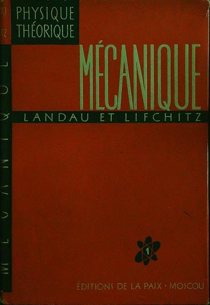 Mecanique - Landau - copertina
