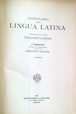 Dizionario della Lingua Latina Vol. II - Italiano/Latino