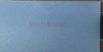 Angelo Barone - Angela Madesani - copertina