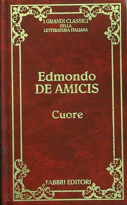 Cuore - Edmondo De Amicis - copertina