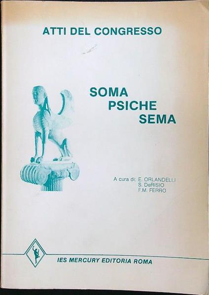 Soma psiche sema - copertina