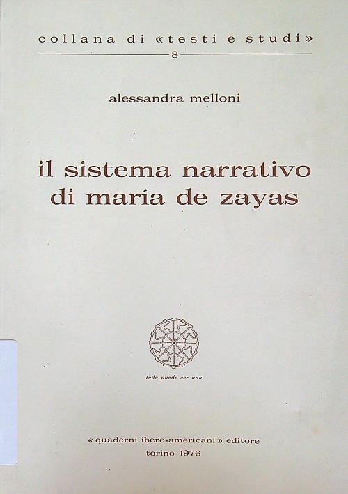 Il sistema narrativo di Maria de Zayas