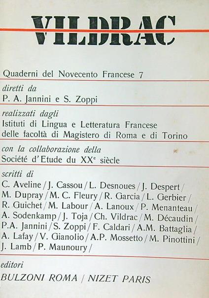 Charles Vildrac - copertina