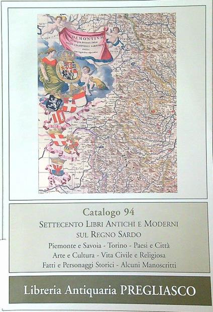 Settecento libri antichi e moderni sul Regno Sardo n.94 - copertina