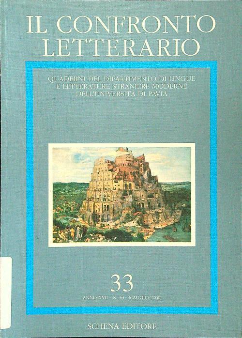 Il confronto letterario 33 2000 anno XVII