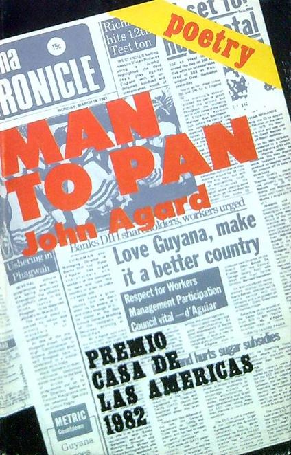Man to pan - John Agard - copertina