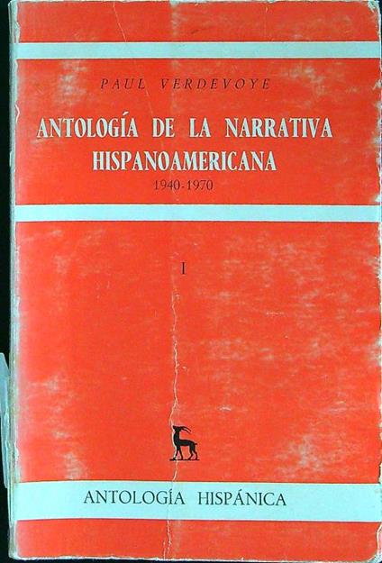 Antologia de la narrativa hispanoamericana II - Paul Verdevoye - copertina
