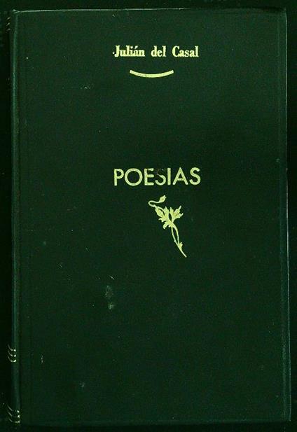 Poesias - Julian del Casal - copertina
