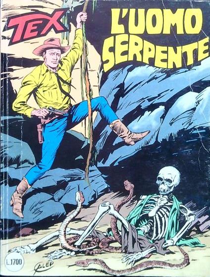 Tex 337. L'uomo serpente - copertina