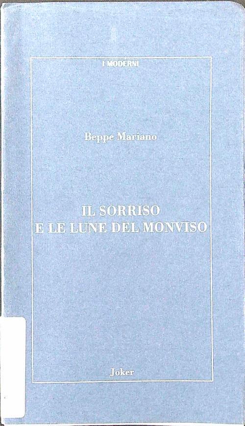Il sorriso e le lune del Monviso - Beppe Mariano - copertina