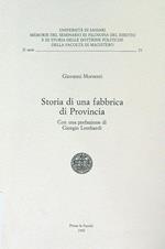 Storia di una fabbrica di provincia