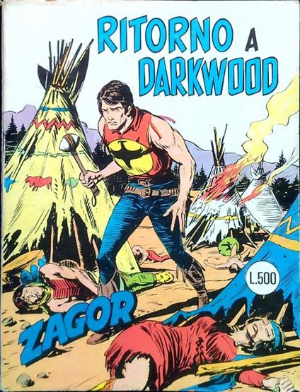 Zagor 107. Ritorno a Darkwood - copertina
