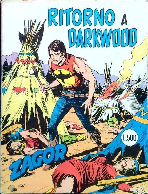 Zagor 107. Ritorno a Darkwood - copertina