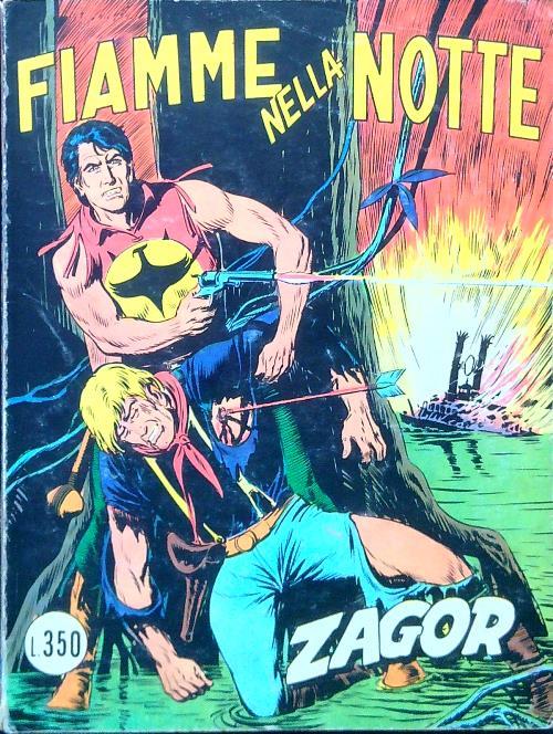 Zagor 70. Fiamme nella notte - copertina