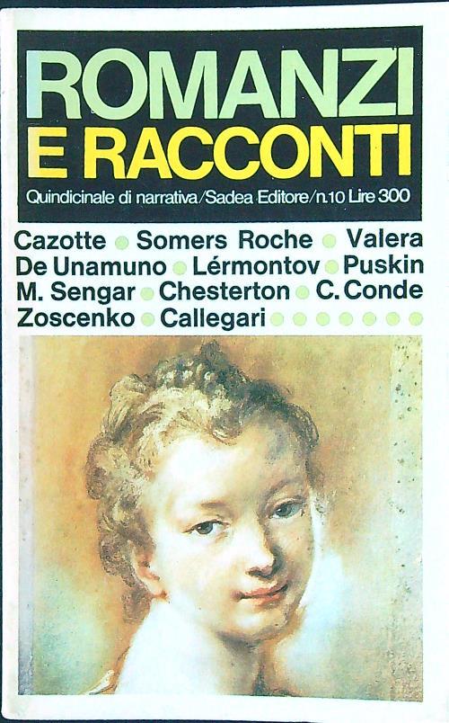 Romanzi e racconti n. 10/marzo 1966 - copertina