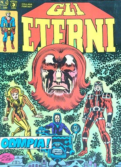 Gli  eterni n.4 - Olympia! - Jack Kirby - copertina