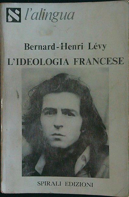 L' ideologia francese - Bernard-Henri Levy - copertina