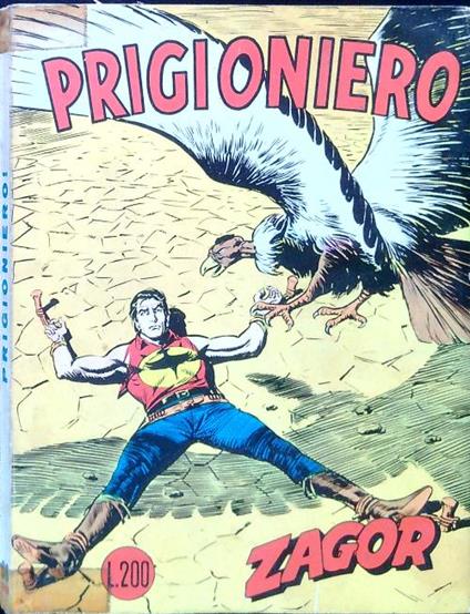 Zagor 38. Prigioniero - copertina
