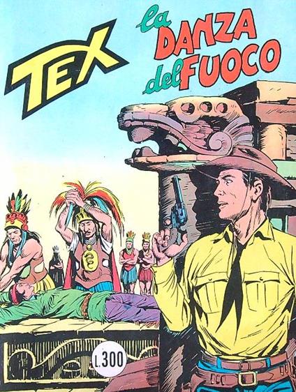 Tex n.164 - La danza del fuoco - copertina