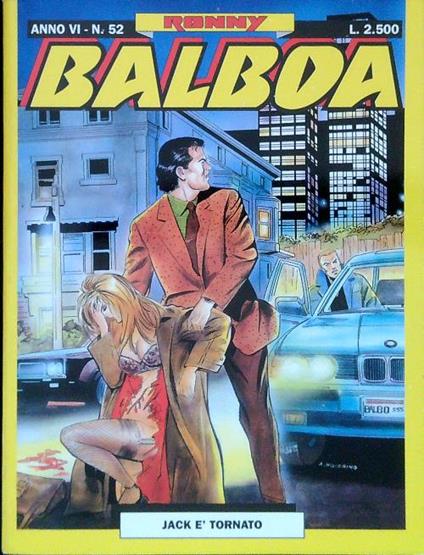 Balboa N. 52 - Jack è tornato - copertina