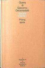Saggi critici - Prima serie