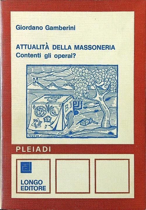 Attualità della massoneria - Giordano Gamberini - copertina