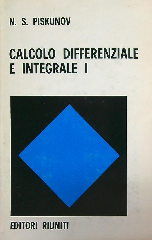 Calcolo differenziale e integrale I