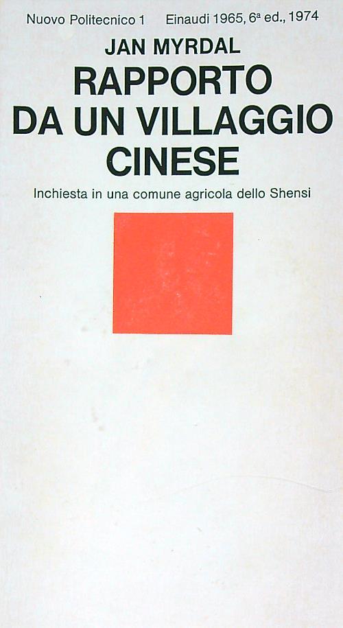 Rapporto di un villaggio cinese