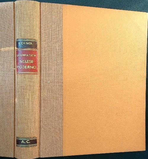 Grammatica dell'inglese moderno - Elio Chinol - copertina