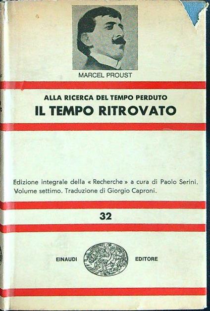 Il tempo ritrovato - Marcel Proust - copertina