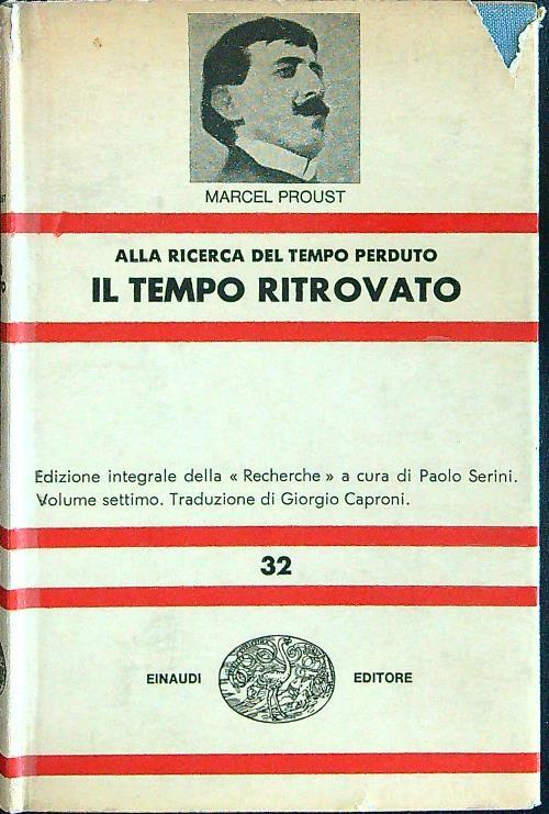 Il tempo ritrovato - Marcel Proust - copertina