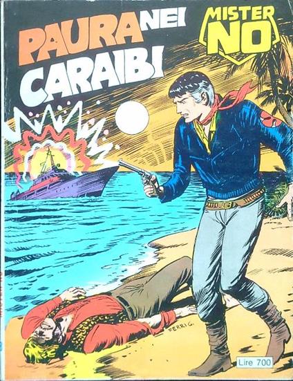 Mister No 78. Paura nei Caraibi - copertina