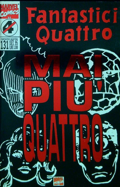 Fantastici Quattro N. 131/Set. 95 - copertina