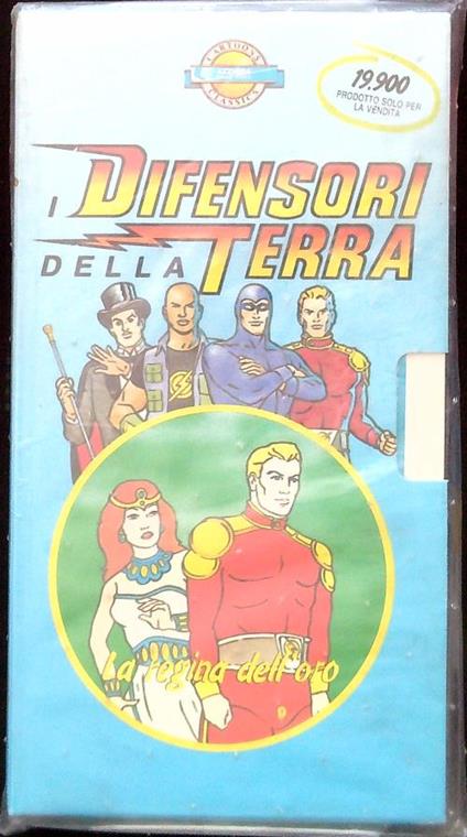 VHS: I difensori della Terra - La regina dell'oro - copertina
