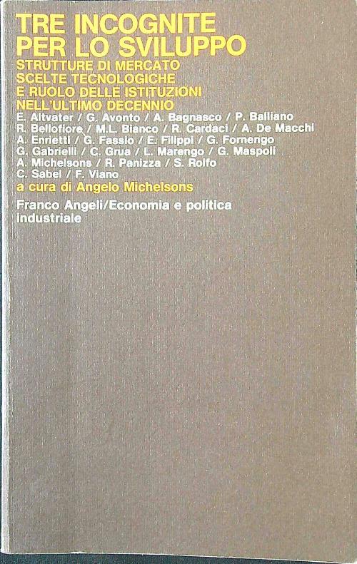 Tre incognite per lo sviluppo