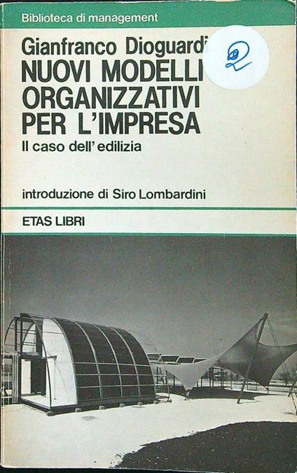 Nuovi modelli organizzativi per l'impresa - Gianfranco Dioguardi - copertina