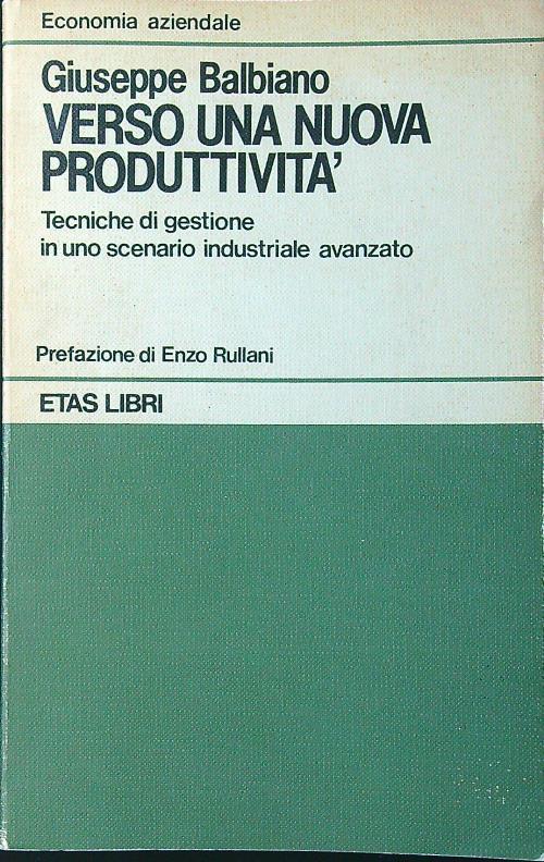 Verso una nuova produttività