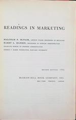 Readings in marketing