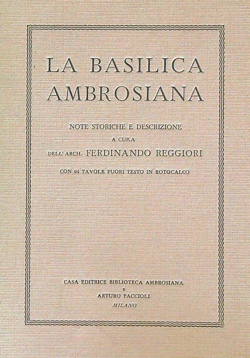 La basilica ambrosiana