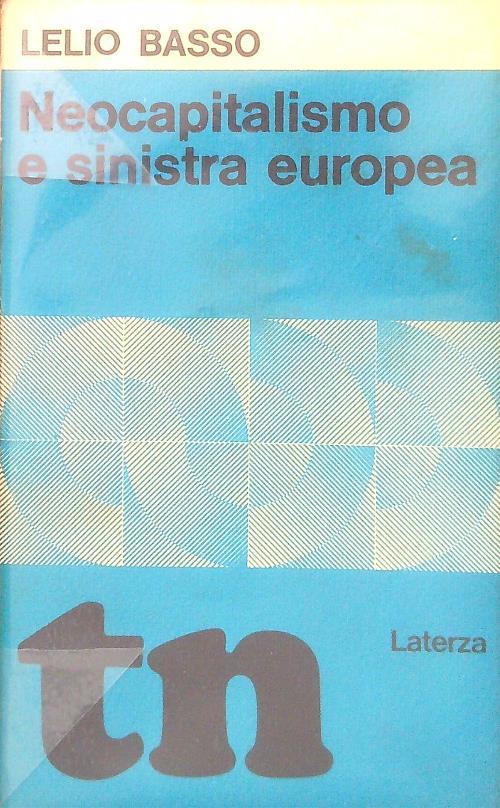 Neocapitalismo e sinistra europea