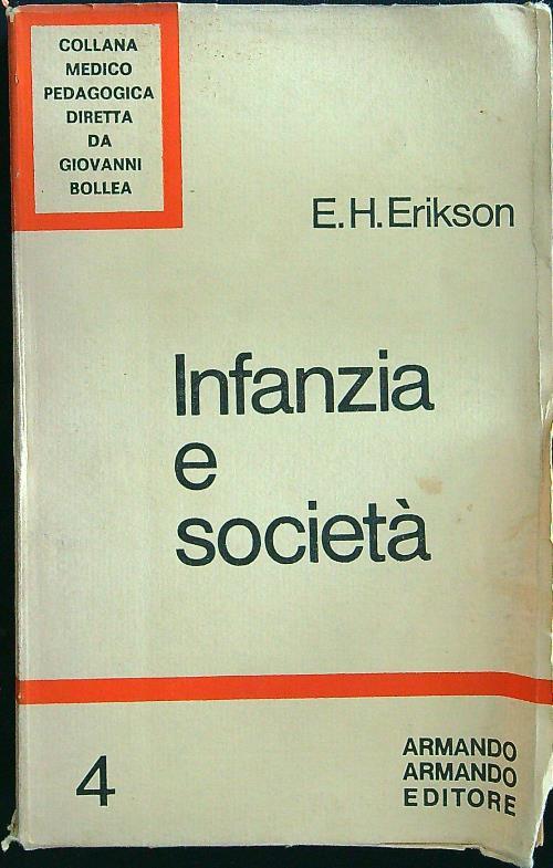 Infanzia e società - E.H. Erikson - copertina