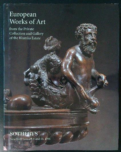 Sotheby's European Works of Art/January 1996 - copertina