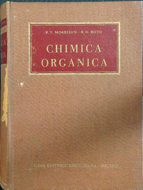 Chimica organica - Morrison - copertina