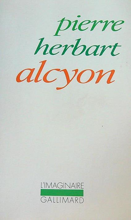 Alcyon - Pierre Herbart - copertina