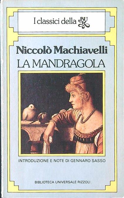 La mandragola - Machiavelli Niccolò - copertina